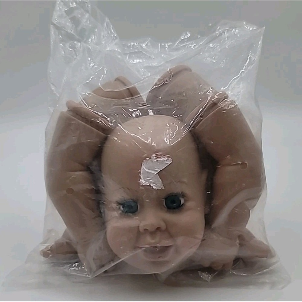 Syndee's Crafts Doll Making Parts Head Legs Arms Vinyl 5.5" Head 7.5" Legs